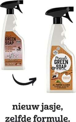 Marcel's Green Soap Allesreiniger Spray - Sandelhout & Kardemom - 500ML -Sparkle home Winkel 747x1200 1