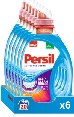 Persil® Persil Active Gel Color - Vloeibaar Wasmiddel - Voordeelverpakking - 6 X 20 Wasbeurten -Sparkle home Winkel 761x1200