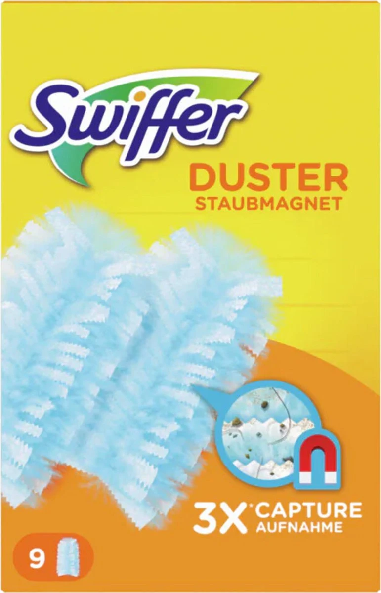 Swiffer Duster Trap & Lock - 9 Stuks - Navul Stofdoekjes 3 Swiffer Duster Trap & Lock - 9 Stuks - Navul Stofdoekjes