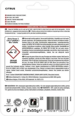 Glorix Power 5 Toiletblokken - Citroen - 7 X 2 Stuks - Voordeelverpakking 24 Glorix Power 5 Toiletblokken - Citroen - 7 X 2 Stuks - Voordeelverpakking -Sparkle home Winkel 774x1200 2