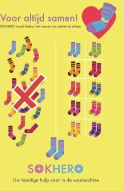 Sokhero - Sokken Waszak Cadeau - Wassen Sok Organiser - Wasmachine Sock Clips Wasnet - Ideale Praktische Knijpers Waslijn - Drogen Huishouden Wasknijpers - (15 Stuks 5 Kleuren Voor Sokken) -Sparkle home Winkel 779x1200