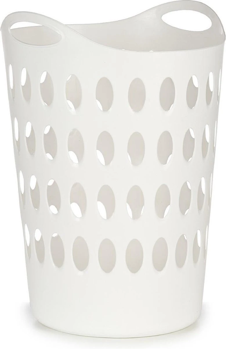 Flexibele Wasmand Rond Wit 50 Liter - Opbergmanden 3 Flexibele Wasmand Rond Wit 50 Liter - Opbergmanden