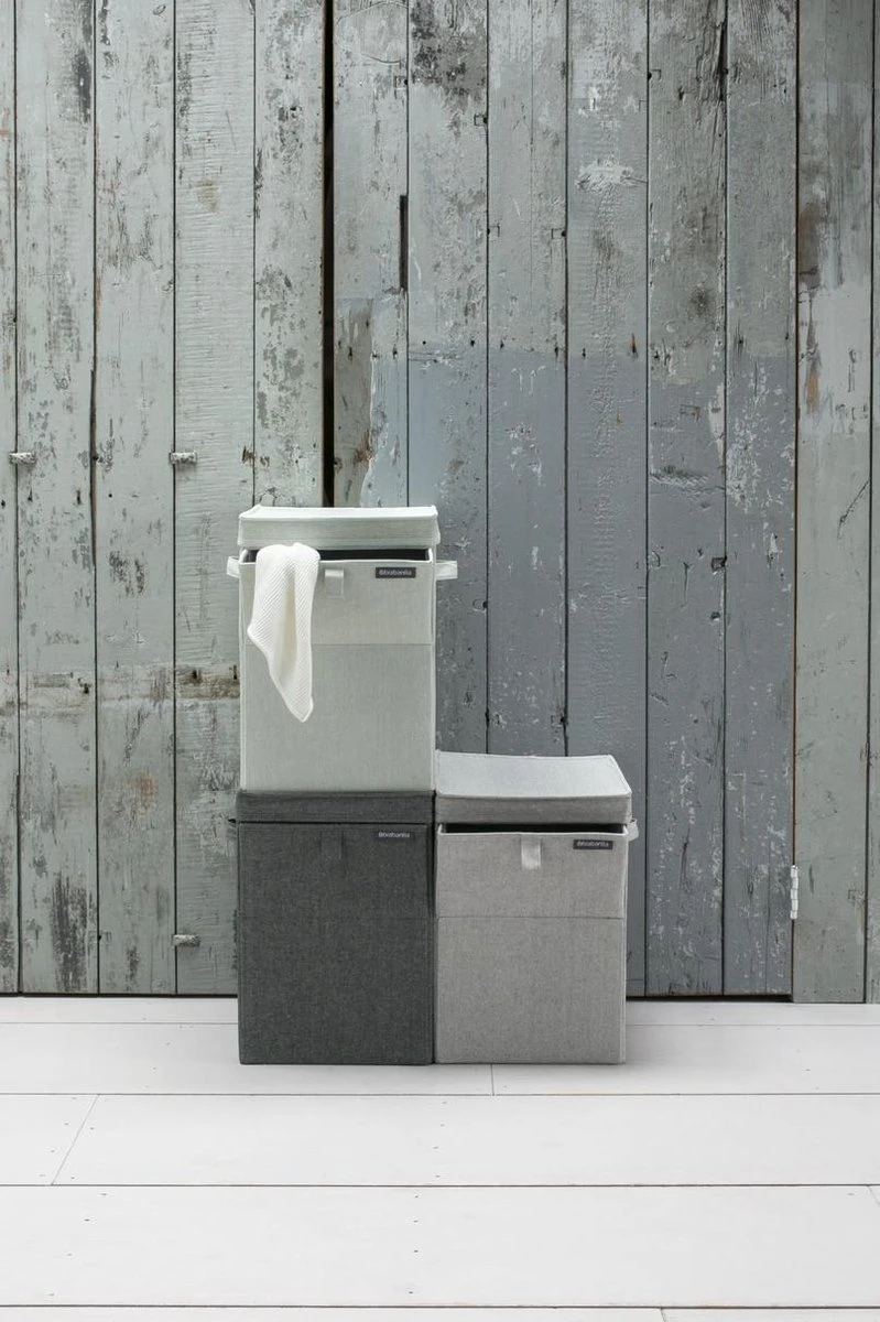 Brabantia Wasmand Met Deksel - Stapelbaar - 35 L - Green 8 Brabantia Wasmand Met Deksel - Stapelbaar - 35 L - Green - Afbeelding 6