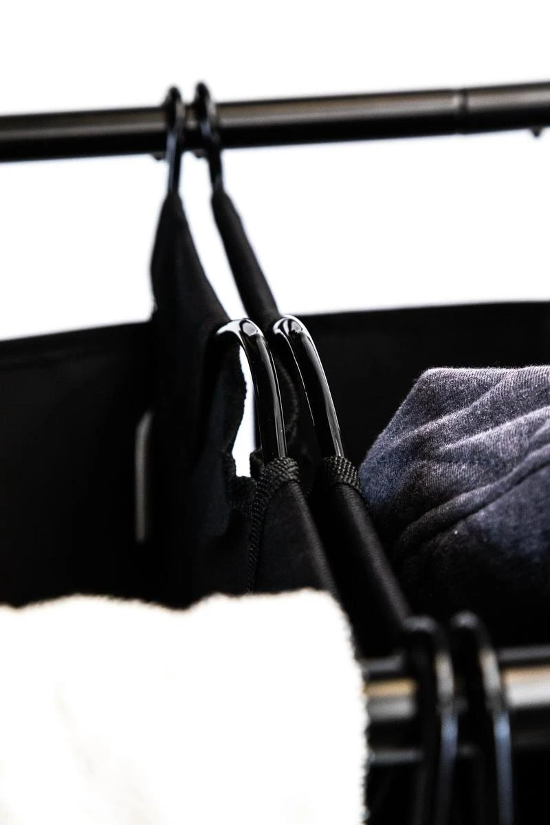 Mobiele Wassorteerder Met 3 Vakken - Op Wielen - 132 L (3 X 44 Liter) - Zwart 8 Mobiele Wassorteerder Met 3 Vakken - Op Wielen - 132 L (3 X 44 Liter) - Zwart - Afbeelding 6