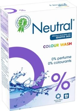 Neutral 0% Kleur Parfumvrij Waspoeder - 18 Wasbeurten - 1,188 Kg - Wasmiddel -Sparkle home Winkel 832x1200