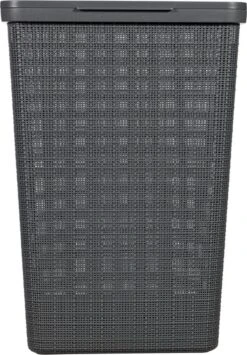 Curver Jute Wasmand Met Deksel - 58L - Donkergrijs 20 Curver Jute Wasmand Met Deksel - 58L - Donkergrijs -Sparkle home Winkel 835x1200
