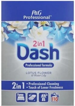 Dash 2 In 1 Lotusbloem En Lelie Waspoeder - XL Pack - 110 Wasbeurten -Sparkle home Winkel 849x1200