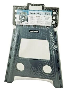 PUHLMANN - Inklapbare Kruk, JAMES, Plastic, Grijs, 40 Cm Hoog, Max 90 Kilo -Sparkle home Winkel 850x1200 3