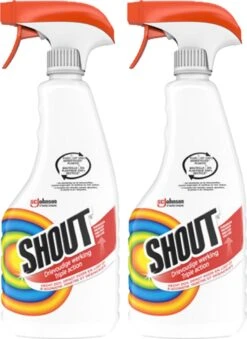 Mr Muscle Shout Vlekkenoplosser Triple Action - Spray - 2 X 500 Ml -Sparkle home Winkel 874x1200