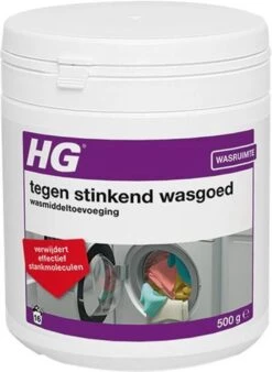 HG Tegen Stinkend Wasgoed Wasmiddeltoevoeging - 500gr - Verwijdert Stankmoleculen - Voor 16 Wasbeurten 7 HG Tegen Stinkend Wasgoed Wasmiddeltoevoeging - 500gr - Verwijdert Stankmoleculen - Voor 16 Wasbeurten -Sparkle home Winkel 877x1200