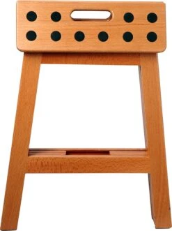 PUHLMANN - Inklapbare Kruk, JAMES, Hout, 41 Cm Hoog, Max 150 Kilo -Sparkle home Winkel 895x1200