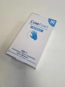 Merkloos Comfort Nitril Wegwerp Handschoenen - Poedervrij - Blauw - Maat M - 100 Stuks -Sparkle home Winkel 899x1200 15