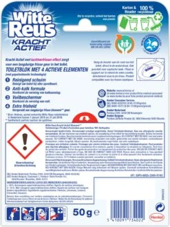 Witte Reus Kracht Actief Toiletblok - Bloesem - WC Blokjes Voordeelverpakking - 10 Stuks 32 Witte Reus Kracht Actief Toiletblok - Bloesem - WC Blokjes Voordeelverpakking - 10 Stuks -Sparkle home Winkel 900x1200 24