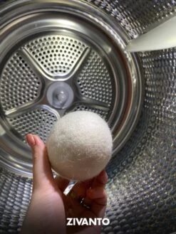 Drogerballen - Droogballen Voor Wasdrogers - Wasdrogerballen, Wasbollen & Wasballen - 100% Diervriendelijk, Duurzaam & Herbruikbaar - Duurzaam Cadeau - Energie Besparen - RWS Wol & Zero Waste - 6 Stuks Van Zivanto -Sparkle home Winkel 900x1200 3