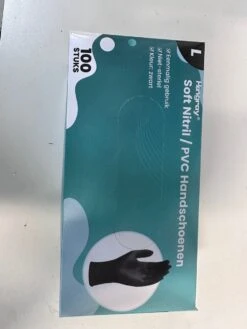 Handschoenen Wegwerp Nitril - Latex Vrij - Ongepoederd - Zwart - Maat L - 100 Stuks -Sparkle home Winkel 900x1200 32