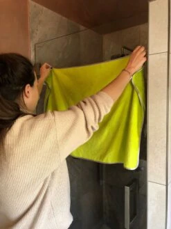 Microvezelstore.nl - Droogdoek Badkamer - Quick Dry / Fastdry Droogdoek - Groot 60x90cm - Groen -Sparkle home Winkel 900x1200 38