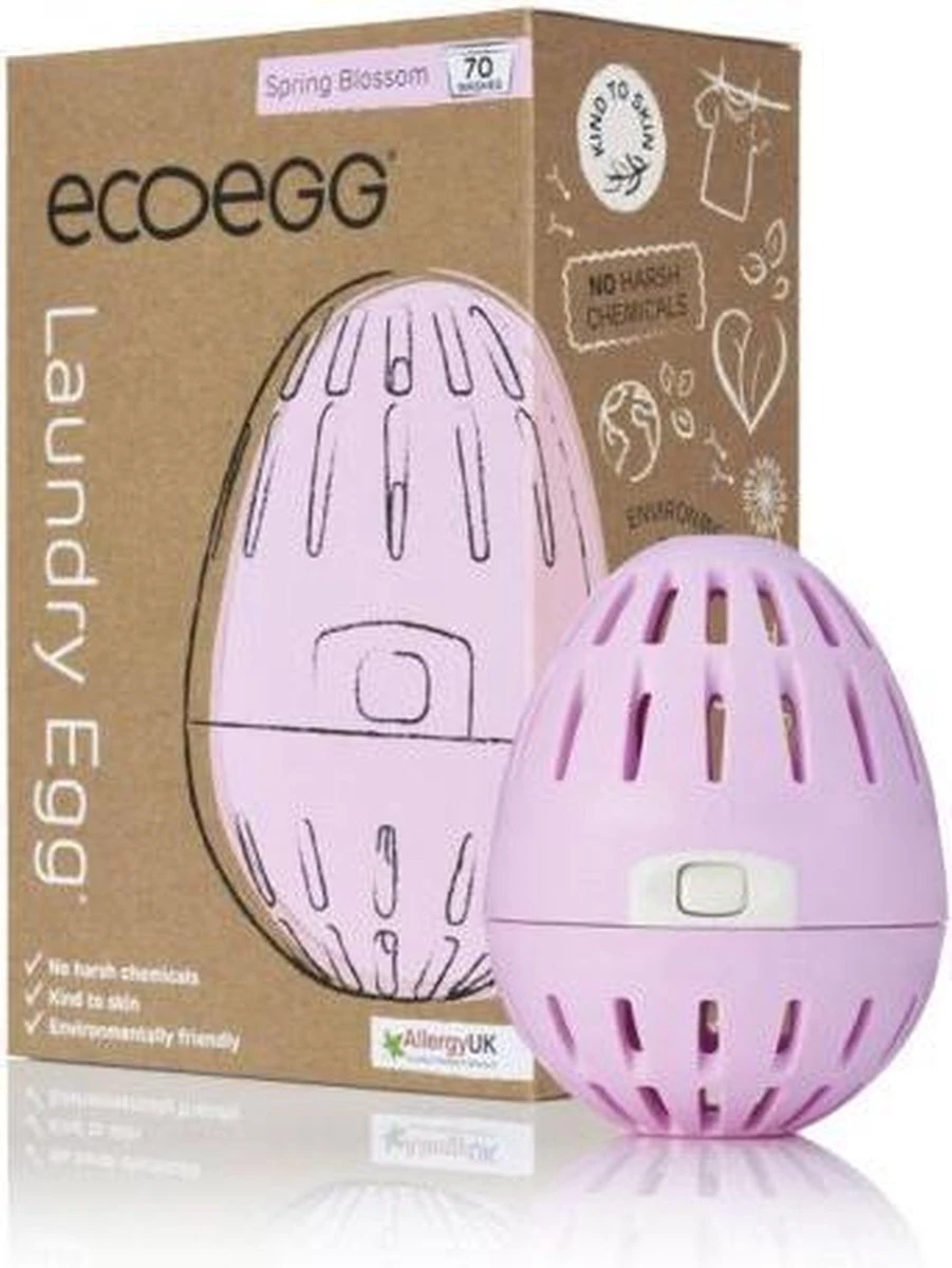 Eco-egg Wasbol Springbloesem 70 - Wasbeurten 13 Eco-egg Wasbol Springbloesem 70 - Wasbeurten - Afbeelding 11