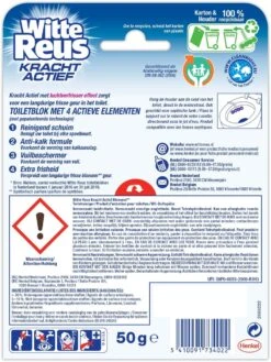 Witte Reus Kracht Actief Toiletblok - Bloesem - WC Blokjes Voordeelverpakking - 10 Stuks 24 Witte Reus Kracht Actief Toiletblok - Bloesem - WC Blokjes Voordeelverpakking - 10 Stuks -Sparkle home Winkel 901x1200 10