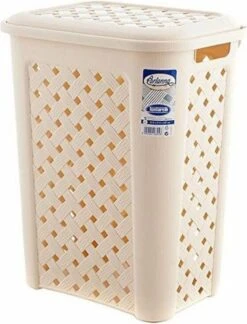 Wasmand Tontarelli 30 L (38 X 28 X 46 Cm) - Wit -Sparkle home Winkel 916x1200 3