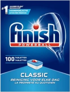 Finish Classic Regular Vaatwastabletten - 100 Stuks -Sparkle home Winkel 917x1200