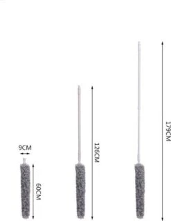 Plumeau/met Telescoopsteel/uitschuifbaar/microvezel Buigbare Borstelkop/9 X 126cm Max-lengte179cm -Sparkle home Winkel 930x1200 2