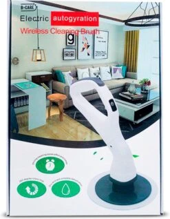 B-care Elektrische Schoonmaakborstel - 4 Opzetstukken - Wasborstel - Poetsmachine - Schrobborstel - Handborstel - Werkborstel - Schrobber - Boorborstel - Schoonmaakmiddelen - Reinigingsborstel -Sparkle home Winkel 934x1200 2