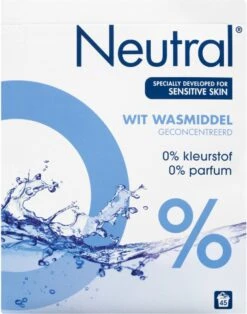 Neutral Waspoeder Wit Parfumvrij - 4x45 Wasbeurten - Voordeelverpakking -Sparkle home Winkel 945x1200