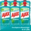 Ajax® Ajax Allesreiniger Eucalyptus 6 X 1.25L - Voordeelverpakking -Sparkle home Winkel 952x1200 3
