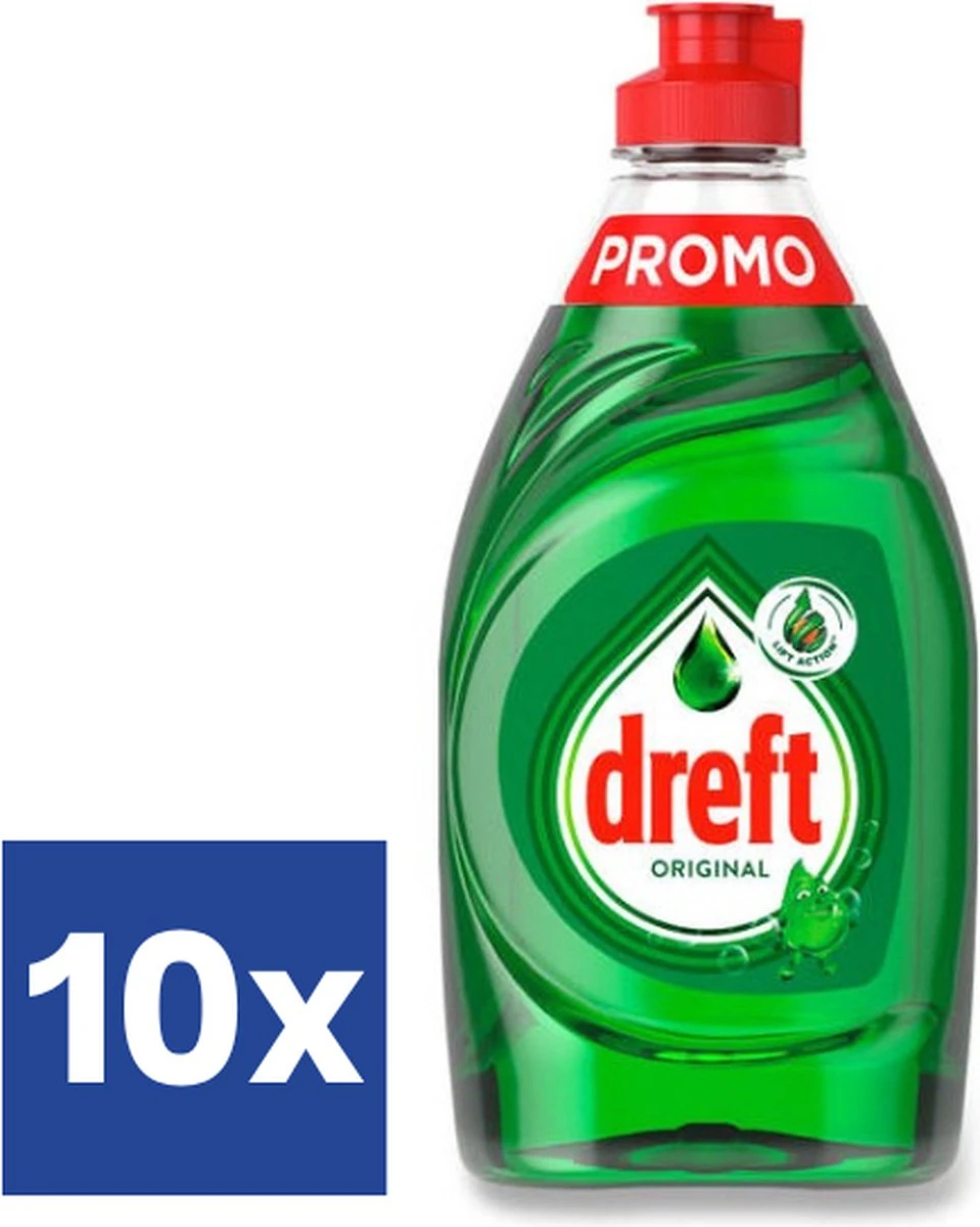 Dreft Original Afwasmiddel (Voordeelverpakking) - 10 X 330 Ml 3 Dreft Original Afwasmiddel (Voordeelverpakking) - 10 X 330 Ml