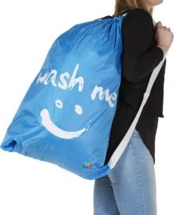 Wonair - Grote Waszak - 60x90cm - Hemelsblauw - Met Trekkoord En Draagband -Sparkle home Winkel 972x1200