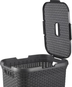 Curver Style Wasmand Met Deksel - 60L - 2 Stuks - Antraciet -Sparkle home Winkel 984x1200 2