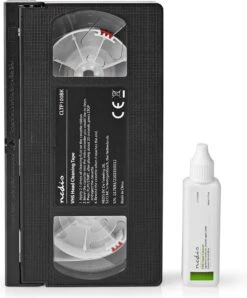 Nedis VHS-Reinigingscassette - 20 Ml - VHS-Koppen - Zwart 27 Nedis VHS-Reinigingscassette - 20 Ml - VHS-Koppen - Zwart -Sparkle home Winkel 993x1200