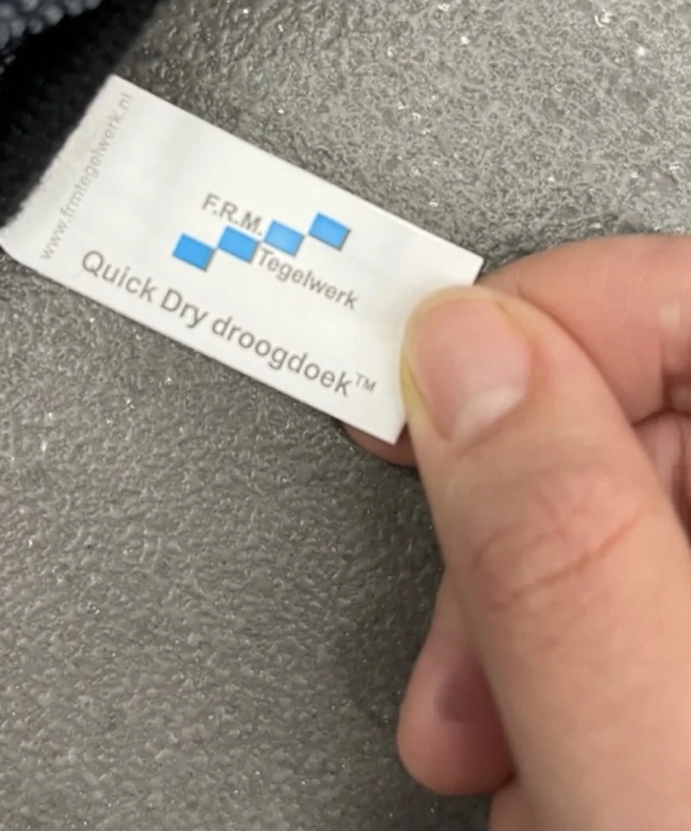 F.R.M. Tegelwerk Quick Dry Droogdoek™ Eigen Ontwerp Droogdoek Voor Badkamer 40x60 5 F.R.M. Tegelwerk Quick Dry Droogdoek™ Eigen Ontwerp Droogdoek Voor Badkamer 40x60 - Afbeelding 3