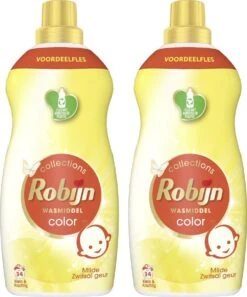 Robijn Klein & Krachtig Zwitsal Vloeibaar Wasmiddel - 2 X 34 Wasbeurten - Voordeelverpakking -Sparkle home Winkel 998x1200
